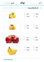 Vocabulary worksheet (Fruit)